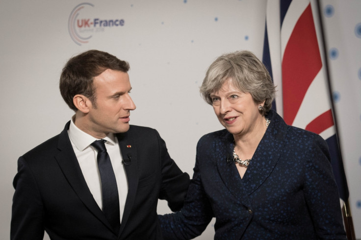 tmay and macron