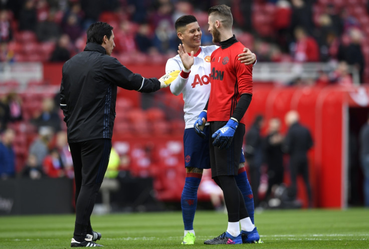 Marcos Rojo-David de Gea