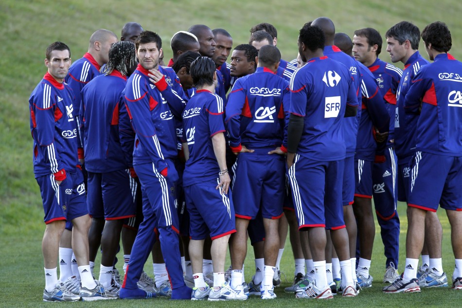 France 2010 World Cup Squad and Raymond Domenech