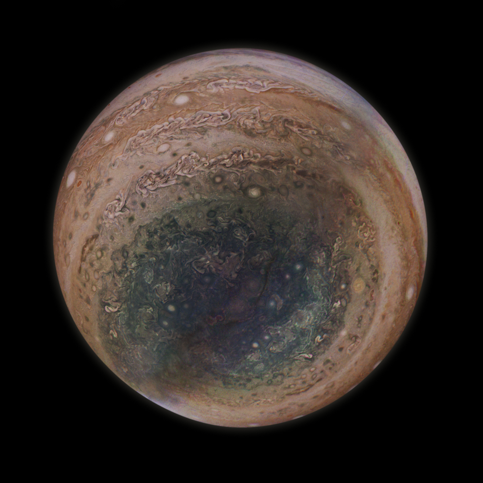 Jupiter's south pole: Nasa's latest release shows breathtaking images ...