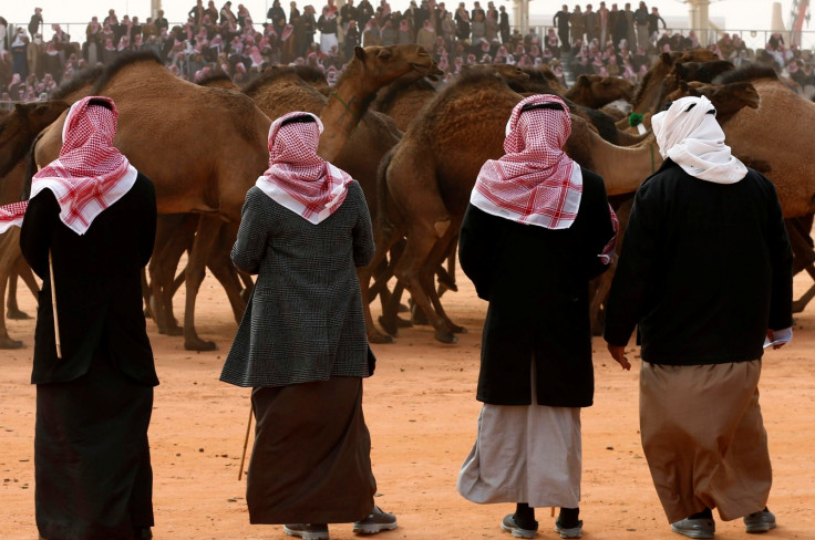 Saudi camel men