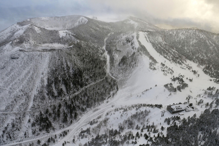 Japan volcano ski resort avalanche