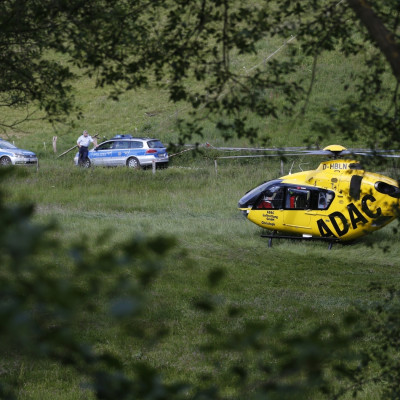 A German rescue helicopter collided in mid-air with a small plane killing four people