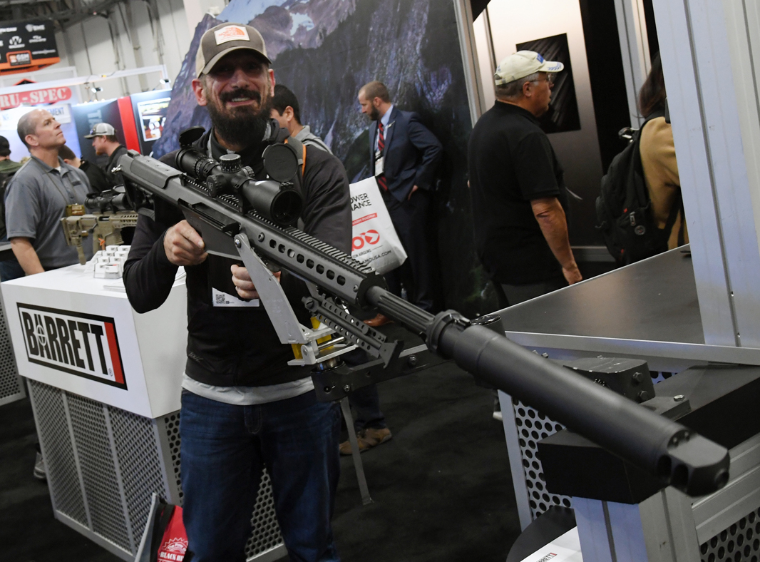 Photos of America's biggest gun show, down the road from where 58