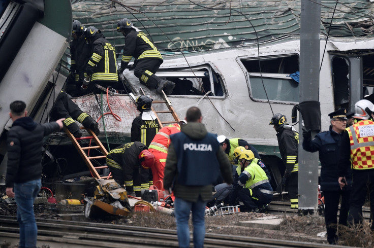 Milan train crash