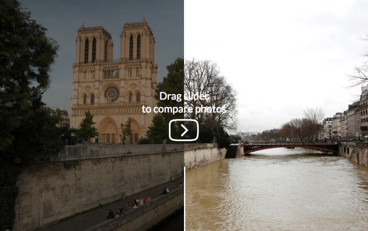 Paris before and after