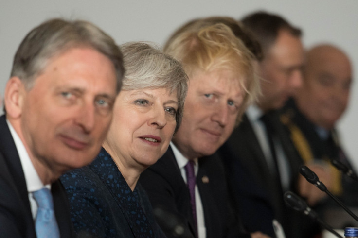 T May, B Johnson and P Hammond