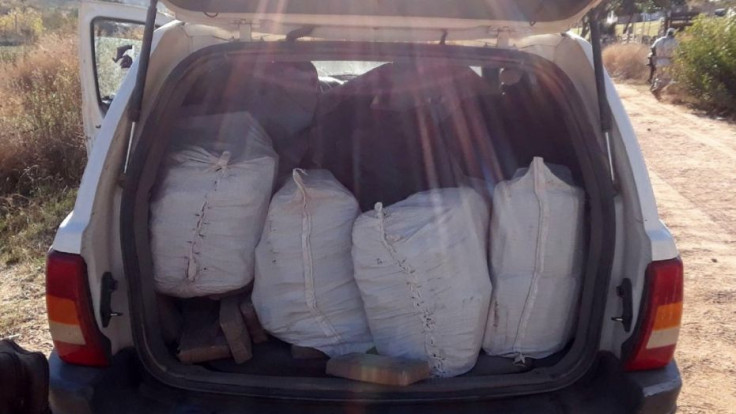 Mexican police said it uncovered a massive drugs haul in a white SUV that included the deadly synthetic opioid fentanyl as well as cocaine and heroin