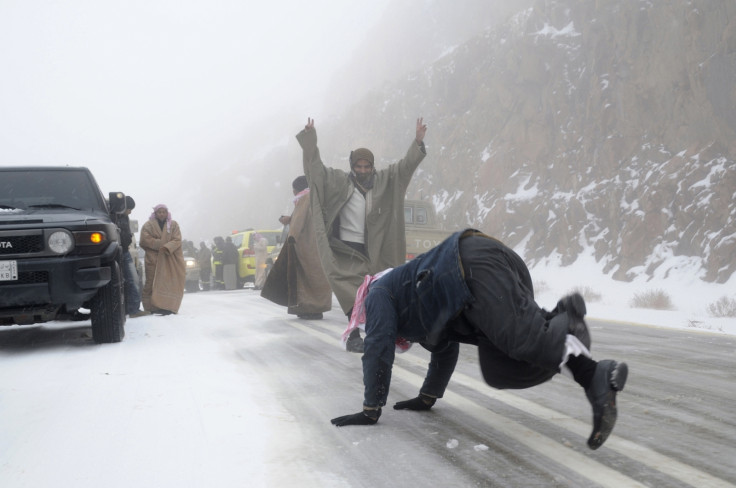 Tabuk, Saudi Arabia, snow