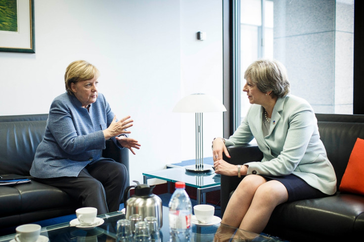 Angela Merkel and Theresa May