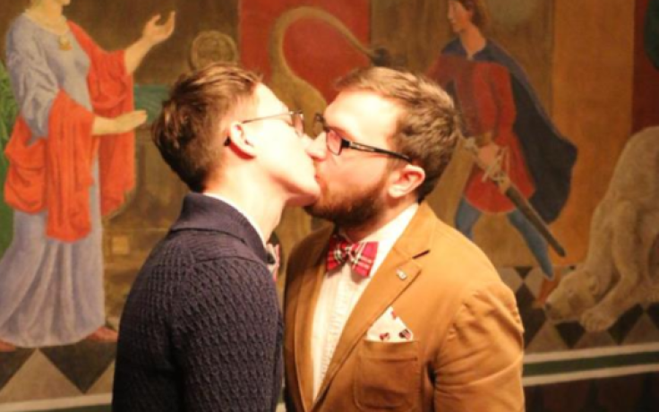 Gay russian couple charged marriage