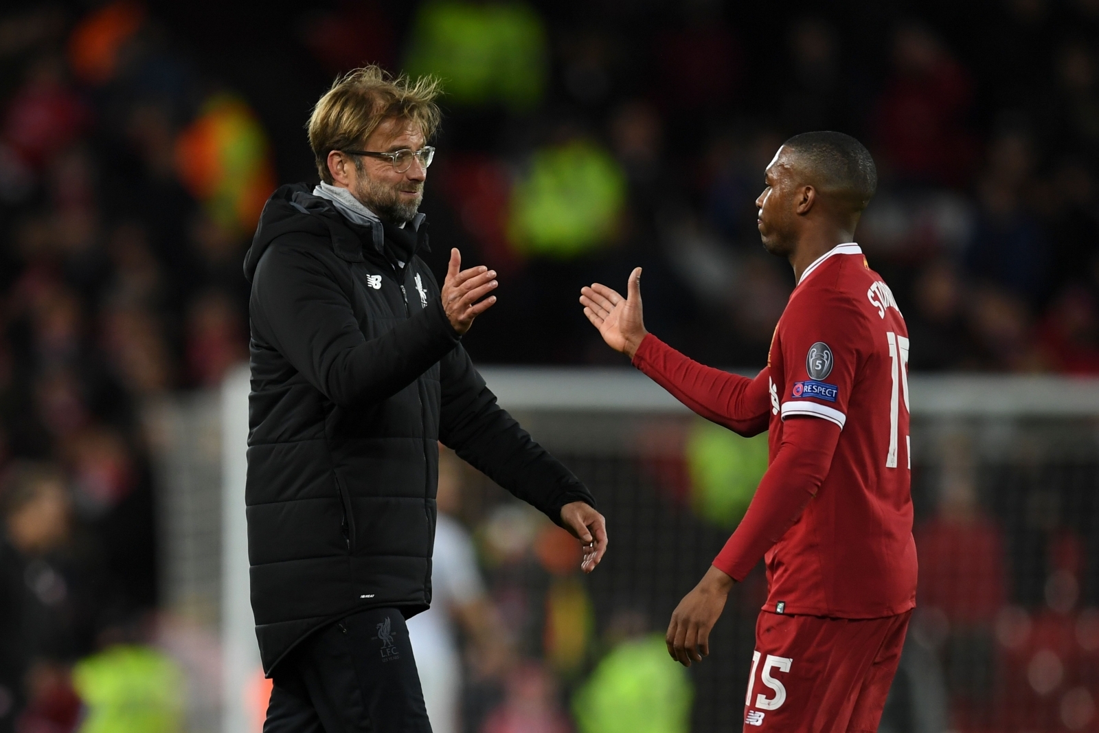 Jurgen Klopp and Daniel Sturridge Jurgen Klopp and Daniel Sturridge