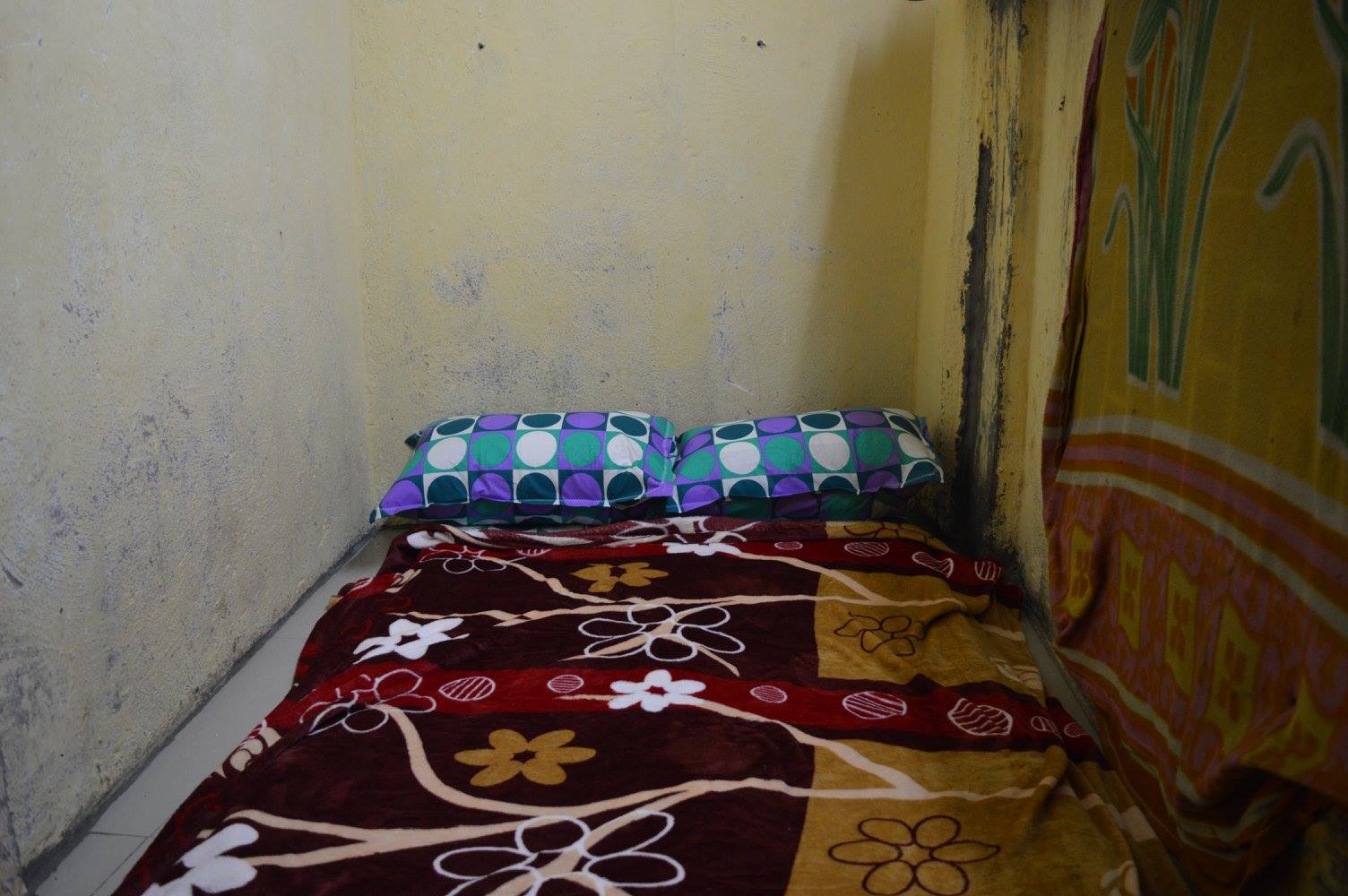 Slum hotel bedroom