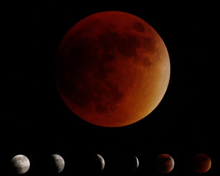 Phases of a lunar eclipse