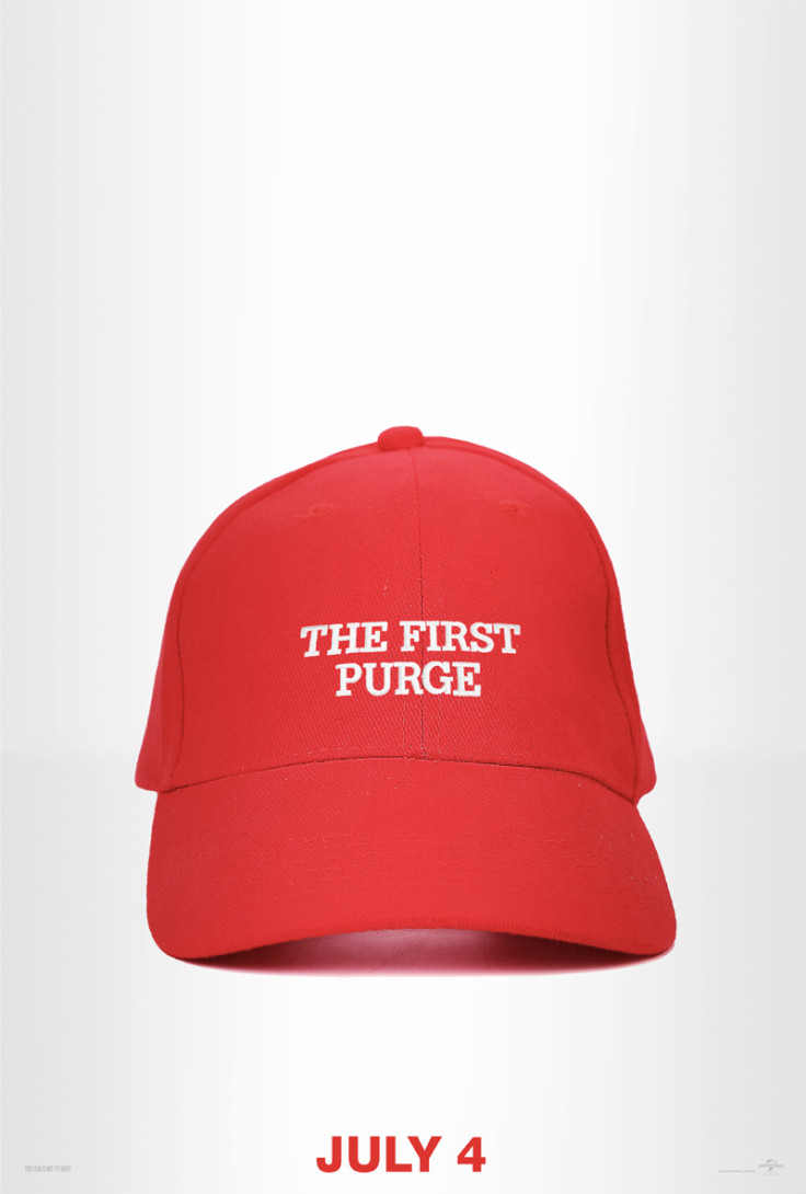 The First Purge poster Trump