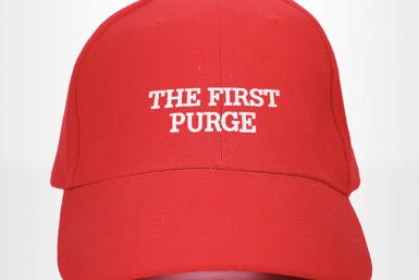 The First Purge poster Trump