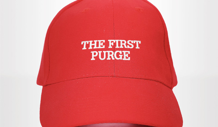 The First Purge poster Trump