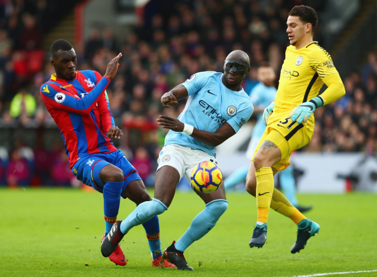 Christian Benteke, Eliaquim Mangala and Ederson