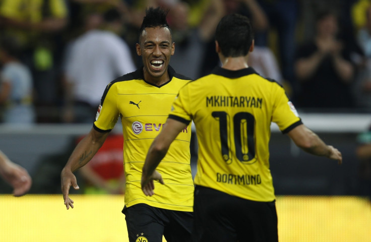 Pierre-Emerick Aubameyang and Henrik Mkhitaryan