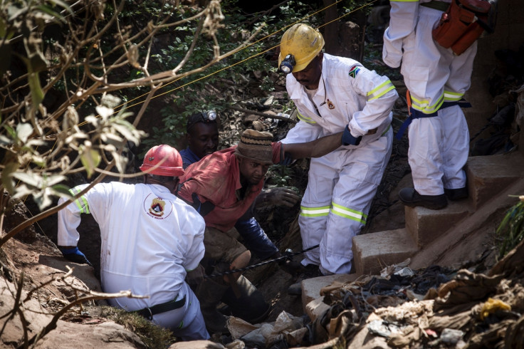 South Africa illegal gold miners rescued