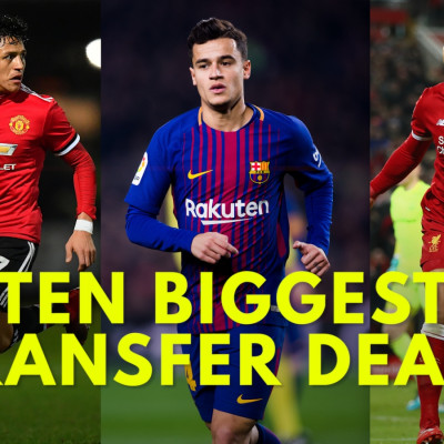 Ten Biggest Premier League January Transfer Deals Of 2018 