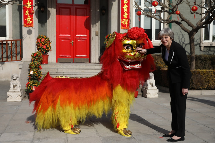 Theresa May in China