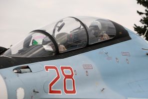 Russian Su-30SM fighter in Syria