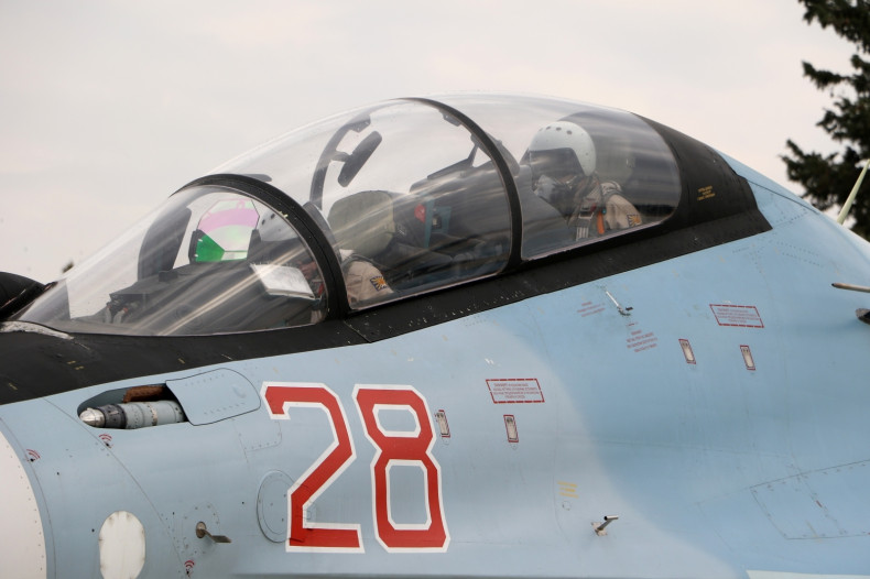 Russian Su-30SM fighter in Syria