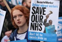 "No Ifs, No Buts, No NHS Cuts" - Thousands March On Downing Street Over NHS Crisis "No Ifs, No Buts, No NHS Cuts" - Thousands March On Downing Street Over NHS Crisis