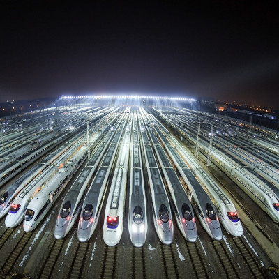 China Lunar New Year travel trains