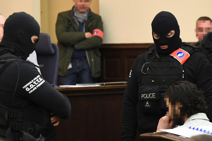 Salah Abdeslam on trial in Brussels