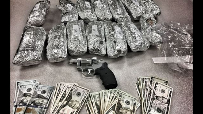 Los Angeles cops confiscated 14 burritos which were stuffed with 25 pounds of methamphetamine during a routine traffic stop