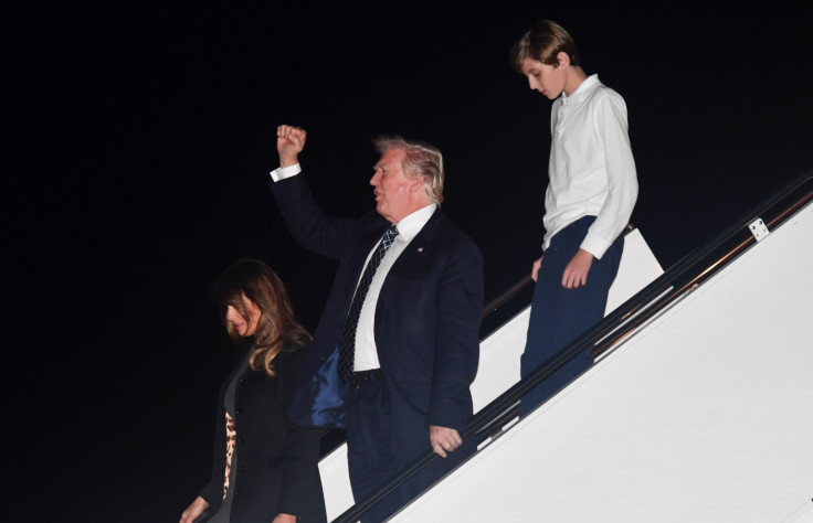 Donald Trump Melania Barron Image