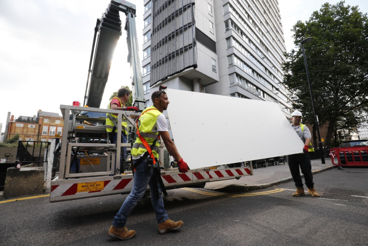 Cladding removal post-Grenfell Tower disaster