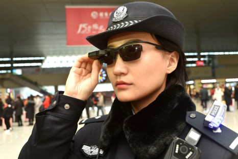 China police using smartglasses 
