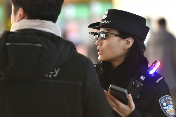 Chinese police are sporting high-tech sunglasses