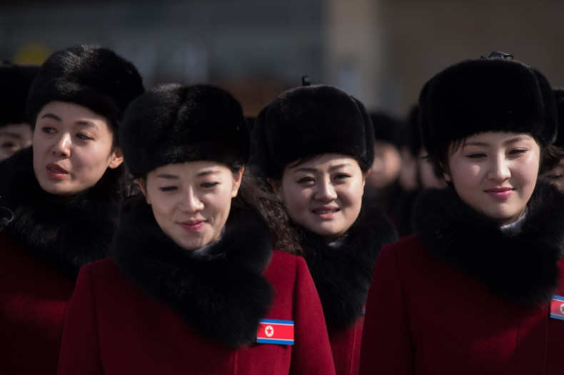 North Korean cheerleaders Winter Olympics 2018