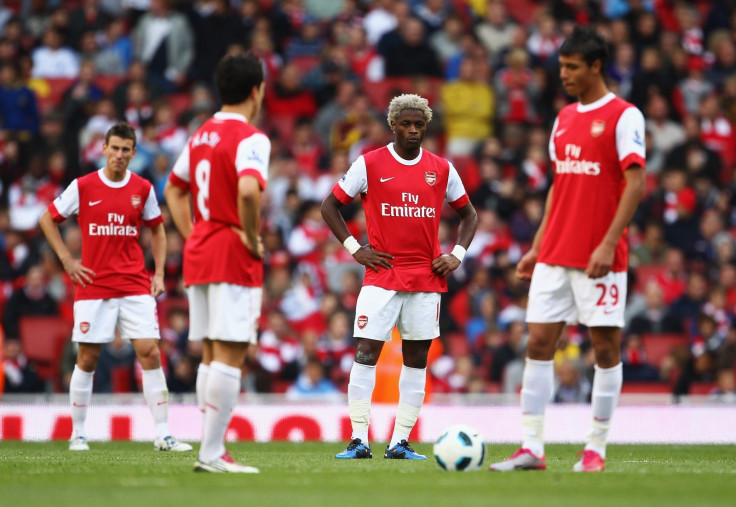 Samir Nasri, Alex Song and Marouane Chamakh