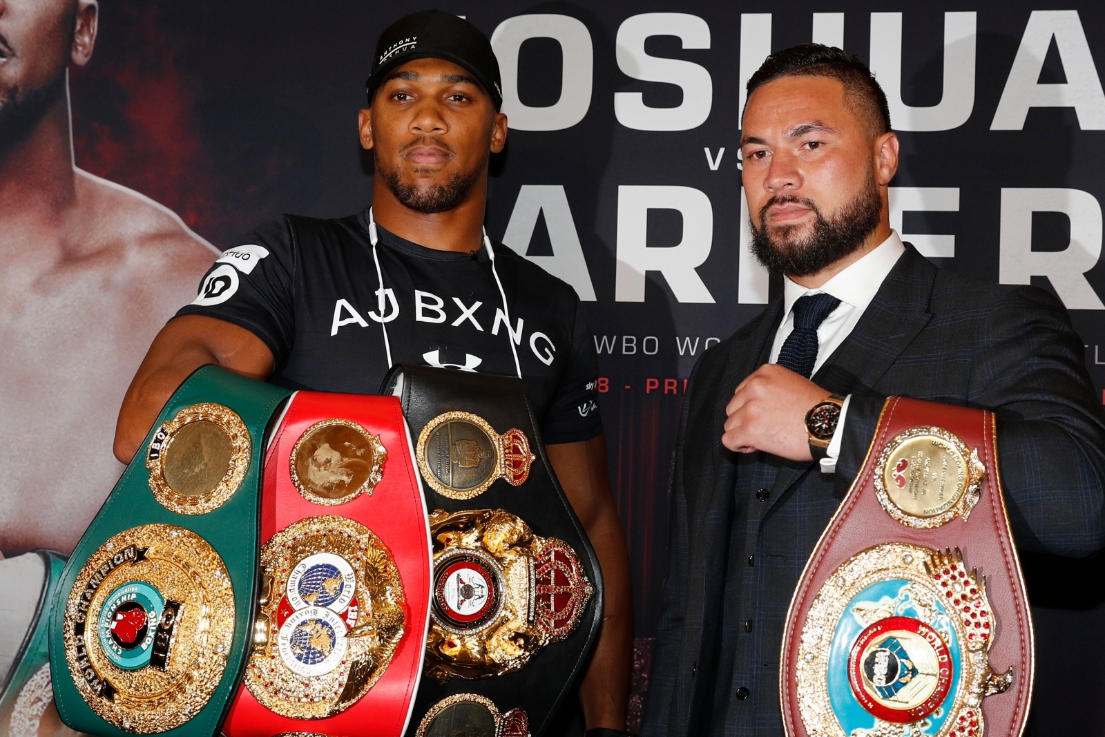 Anthony Joshua and Joseph Parker Anthony Joshua and Joseph Parker