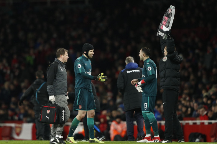 Petr Cech and David Ospina