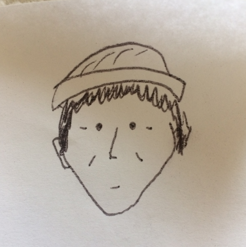 Cartoonish police drawing