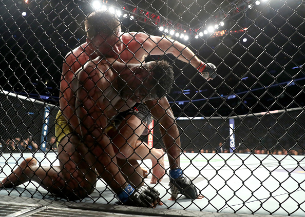 Stipe Miocic and Francis Ngannou Stipe Miocic and Francis Ngannou