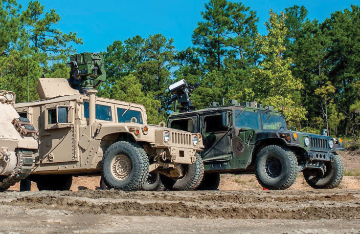 Wingman robotic Humvee