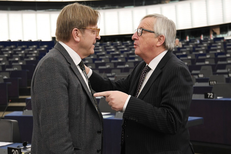 Jean-Claude Juncker and Guy Verhofstadt