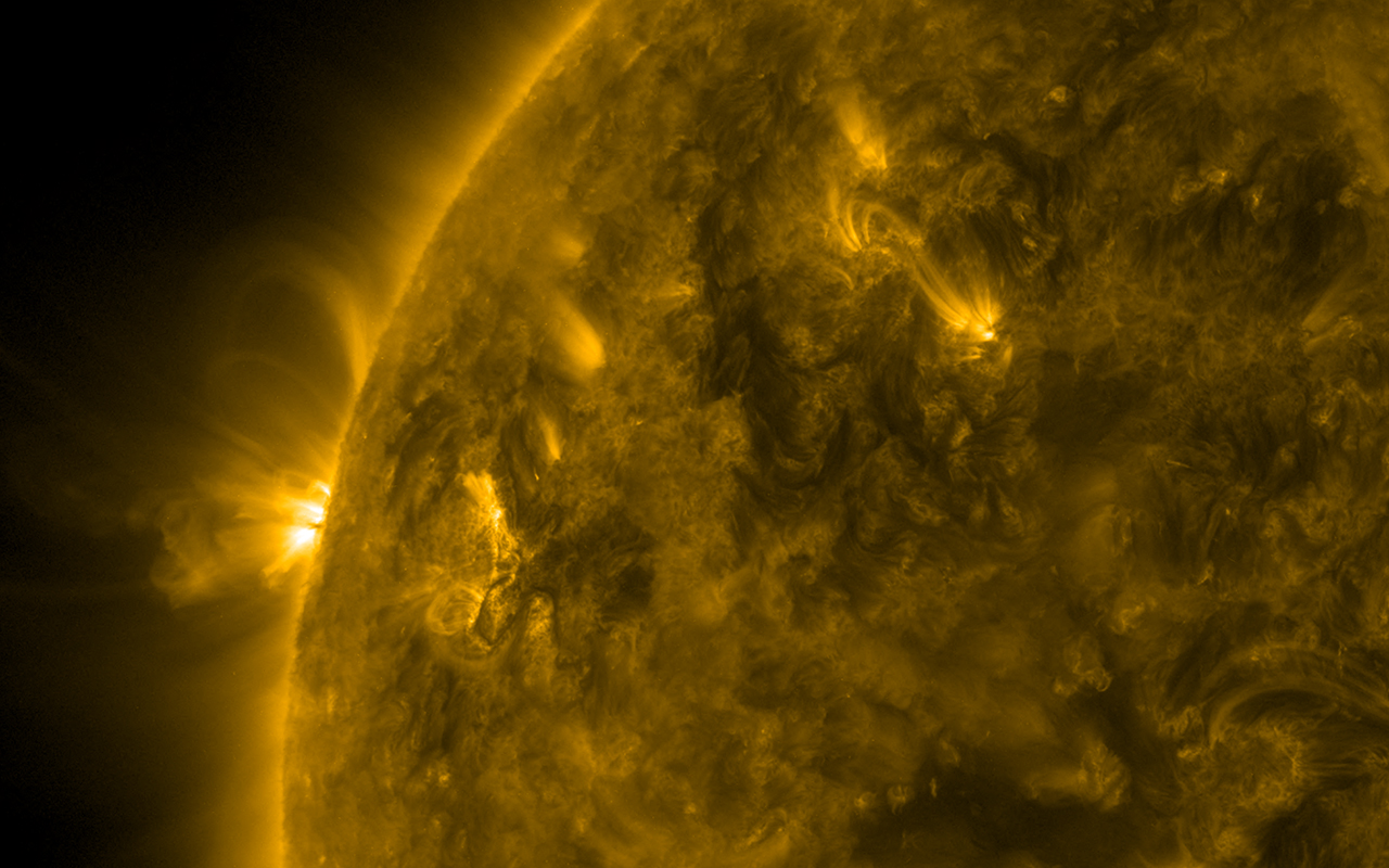 The Sun magentic loops The Sun magentic loops
