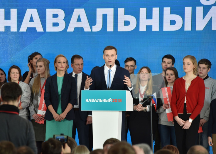 Alexei Navalny Russian opposition leader campaigns