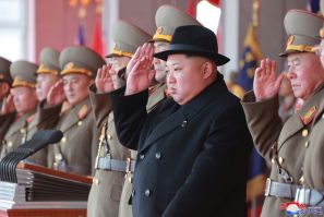 North Korea military parade 