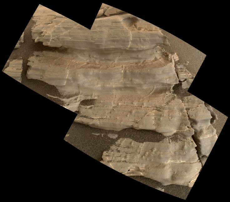 Gypsum crystals on Mars