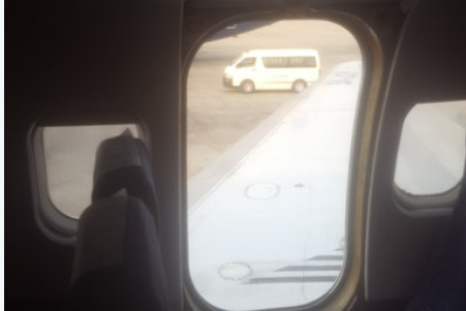Door falls off plane