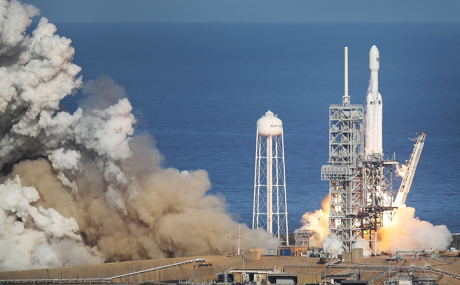 Falcon Heavy: The World's Most Powerful Rocket Launch In Pictures